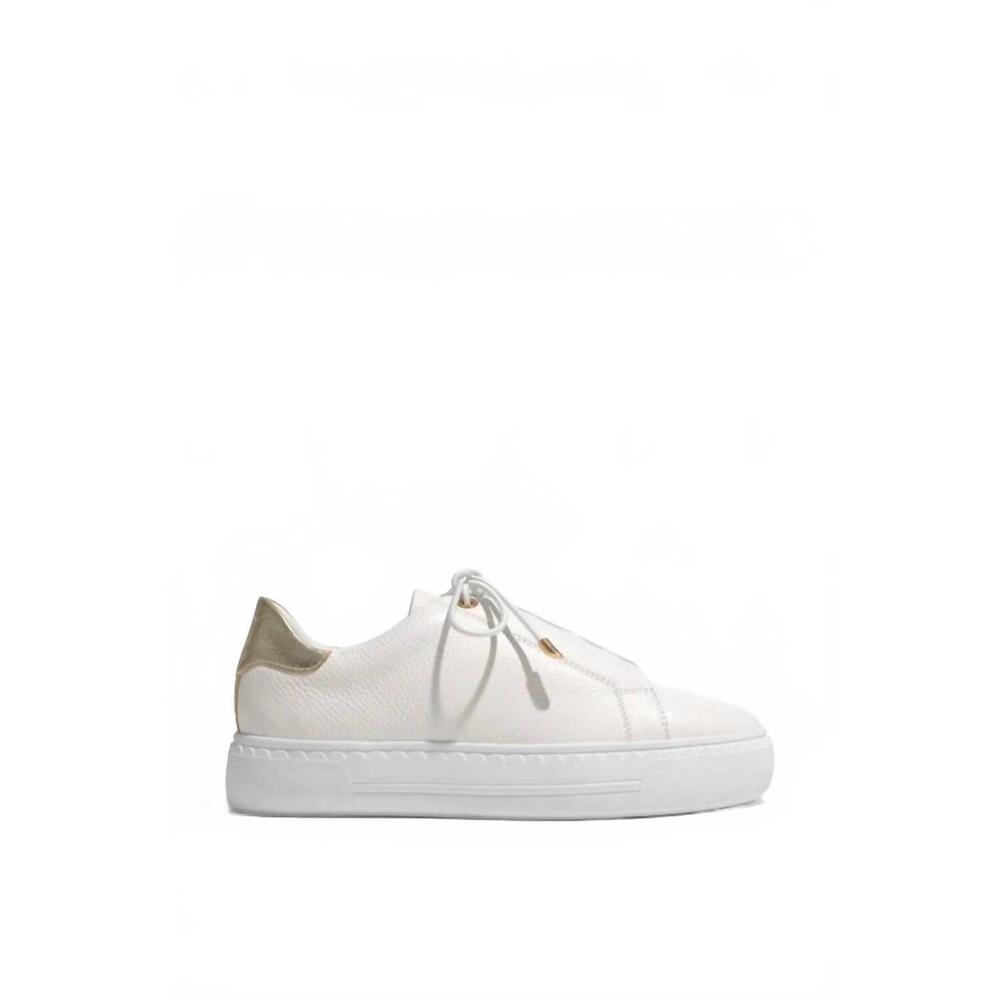 NEW REGARDE LE CIEL women's nathaly tennis shoe in white